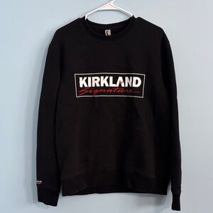 Kirkland Signature Men's Black Sweatshirt with Logo